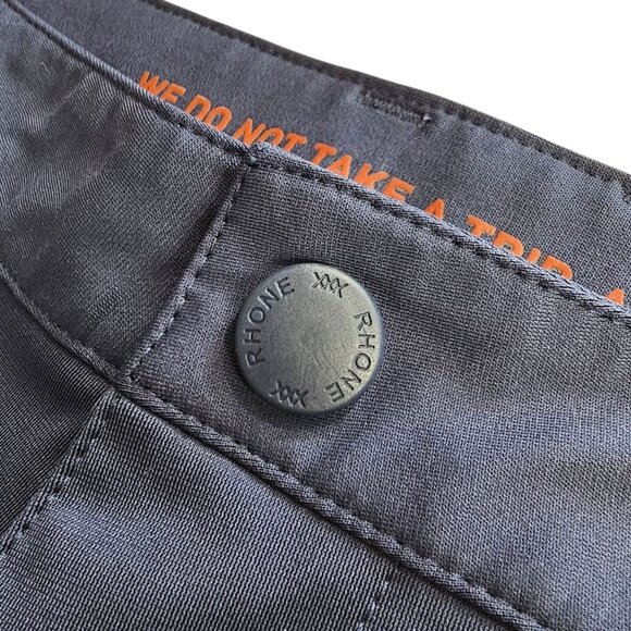 RHONE Mens Commuter Pant, Performance, Stretch, Blue, Golf, Size 32 - Picture 4 of 9